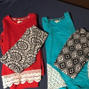 2 “dressy/casual” legging outfits